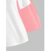 imageGirls Off The Shoulder Tops Short Sleeve Cute Summer T Shirts for Teens Girls Y2k Tops TrendyPink and White