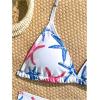 image:imageGirls 2 Piece Graphic Starfish Bathing Suit Halter Triangle Swimsuit Cute Beachwear Bikini SetsBlue and Red