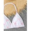image:imageGirls 3 Piece Cute Bowknot Bathing Suit Halter Triangle High Waisted Swimsuit with Beach Cover Up SkirtPink