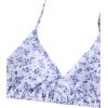 image:imageGirls 3 Piece Cute Bowknot Bathing Suit Halter Triangle High Waisted Swimsuit with Beach Cover Up SkirtTeal Blue