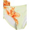 image:imageGirls 3 Piece Cute Bowknot Bathing Suit Halter Triangle High Waisted Swimsuit with Beach Cover Up SkirtYellow