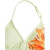 image:imageGirls 3 Piece Cute Bowknot Bathing Suit Halter Triangle High Waisted Swimsuit with Beach Cover Up SkirtYellow