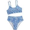 image:imageGirls Ditsy Floral Bikini Set Spaghetti Strap Smocked Bathing Suit Two Piece SwimsuitMulticolor