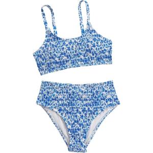 image:imageGirls Ditsy Floral Bikini Set Spaghetti Strap Smocked Bathing Suit Two Piece SwimsuitMulticolor