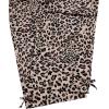 image:imageGirls 2 Piece Summer Outfits Short Sleeve Ruched Basic Tess and Camo Cargo Pants Sets TrendyBlack and Cheetah