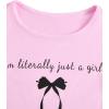 image:imageGirls 2 Piece Summer Outfits Short Sleeve Ruched Basic Tess and Camo Cargo Pants Sets TrendyBow Pink and Black
