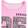 image:imageGirls 2 Piece Summer Outfits Short Sleeve Ruched Basic Tess and Camo Cargo Pants Sets TrendyPure Pink