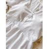 image:imageGirls Button Down Babydoll Tops Crew Neck Puff Sleeve Peplum Tops Cute Summer OutfitsWhite