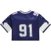 image:imageGirls Jersey Shirts Number Graphic Tees Half Sleeve Hip Hop Y2k Crop Tops Football JerseyBlue