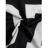 image:imageGirls Jersey Shirts Number Graphic Tees Half Sleeve Hip Hop Y2k Crop Tops Football JerseyColor Block Black