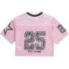 image:imageGirls Jersey Shirts Number Graphic Tees Half Sleeve Hip Hop Y2k Crop Tops Football JerseyMix Number Pink