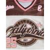 image:imageGirls Jersey Shirts Number Graphic Tees Half Sleeve Hip Hop Y2k Crop Tops Football JerseyMulticolor