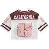 image:imageGirls Jersey Shirts Number Graphic Tees Half Sleeve Hip Hop Y2k Crop Tops Football JerseyMulticolor