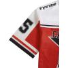 image:imageGirls Jersey Shirts Number Graphic Tees Half Sleeve Hip Hop Y2k Crop Tops Football JerseyMulticolor Red