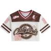 image:imageGirls Jersey Shirts Number Graphic Tees Half Sleeve Hip Hop Y2k Crop Tops Football JerseyMulticolor