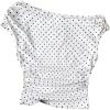 image:imageGirls Polka Dots Off The Shoulder T Shirts Cute Crop Tops Summer TopsBlack and White