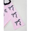 image:imageGirls 2 Piece Summer Outfits Number Print Y2k Football Jersey Shirts and Cargo Pants Baggy SetPink and Black