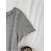 image:imageGirls Graphic Tees Off The Shoulder Tops Short Sleeve Jersey Shirts Y2K Crop TopsGrey