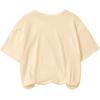 image:imageGirls Letter Bow Graphic Tees Short Sleeve Crewneck Cute Shirts for Teen Girls TrendyApricot