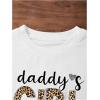 image:imageGirls Letter Bow Graphic Tees Short Sleeve Crewneck Cute Shirts for Teen Girls TrendyCheetah White