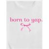 image:imageGirls Letter Bow Graphic Tees Short Sleeve Crewneck Cute Shirts for Teen Girls TrendyPink Bowknot White