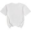 image:imageGirls Letter Bow Graphic Tees Short Sleeve Crewneck Cute Shirts for Teen Girls TrendyPink Bowknot White