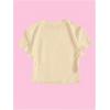 image:imageGirls Letter Bow Graphic Tees Short Sleeve Crewneck Cute Shirts for Teen Girls TrendyPrint Apricot