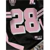 image:imageGirls Oversized Tshirts Number Graphic Jersey Shirts V Neck Short Sleeve Sports Tee Tops StreetwearPink With Black