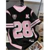 image:imageGirls Oversized Tshirts Number Graphic Jersey Shirts V Neck Short Sleeve Sports Tee Tops StreetwearPink With Black