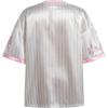 image:imageGirls Oversized Tshirts Number Graphic Jersey Shirts V Neck Short Sleeve Sports Tee Tops StreetwearWhite and Pink