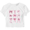 Bow Print White