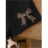 image:imageGirls 2 Piece Outfits Cherry Bow Graphic Tee Shirt and Shorts Set Cute Summer OutfitsGraphic Black
