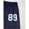 image:imageGirls 2 Piece Sports Summer Outfits Graphic Off the Shoulder Jersey Shirts and Sweatpants SetDeep Blue