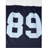 image:imageGirls 2 Piece Sports Summer Outfits Graphic Off the Shoulder Jersey Shirts and Sweatpants SetDeep Blue