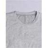 image:imageGirls 5 Packs T Shirts Short Sleeve Ruched Tee Tops Summer Fitted Crewneck Basic TopGrey Brown Red Blue Black