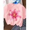 image:imageGirls Bow Cherry Graphic Tees Short Sleeve Crewneck Cute T Shirts Tops for Teens Summer TopsPink Blue White