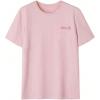 image:imageGirls Bowknot Letter Graphic Tee Round Neck Short Sleeve Cute Tops Loose T ShirtPink