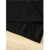 image:imageGirls Bowknot Pearl Sequin Tops Crew Neck Short Sleeve Casual Summer T Shirts Cute Clothes TrendyBow Black