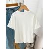 image:imageGirls Bowknot Pearl Sequin Tops Crew Neck Short Sleeve Casual Summer T Shirts Cute Clothes TrendyWhite