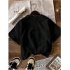 image:imageGirls Graphic Tee Shirt Short Sleeve Round Neck Preppy Casual Trendy Cute Summer TopsCheetah Black