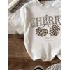image:imageGirls Graphic Tee Shirt Short Sleeve Round Neck Preppy Casual Trendy Cute Summer TopsGraphic Letter White