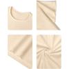 image:imageGirls Graphic Tees Short Sleeve Crewneck T Shirts Casual Summer Tops Cute Preppy ClothesApricot Beige