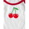 image:imageGirls Star Patchwork Color Block Crop Tops Short Sleeve Crew Neck Ribbed T ShirtsRed