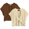 Beige and Brown