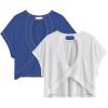 White and Blue