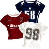 image:imageGirls 3 Packs Graphic Tees Vacation Hibiscus Top Crewneck Short Sleeve Cute Tops Summer Slim Fit T ShirtMulticolor Leopard