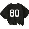 Number Graphic Black