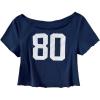image:imageGirls Number Graphic Tees Y2k Short Sleeve Scoop Neck Summer Crop T ShirtsBlue