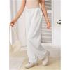 image:image2 Pack Girls Sweatpants Wide Leg Elastic Waist Pants with Pockets Baggy Joggers Track Pants TrendyBlack and White