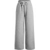 image:image2 Pack Girls Sweatpants Wide Leg Elastic Waist Pants with Pockets Baggy Joggers Track Pants TrendyBlue